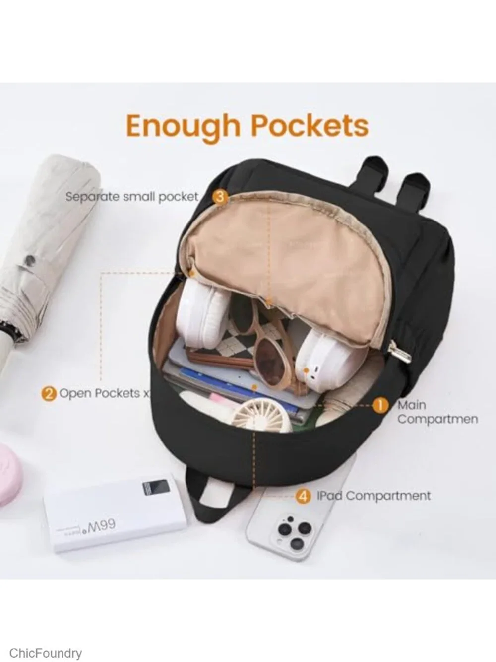 Mini Puffer Backpack Quilted Nylon Daypack Anti-Theft Travel Purse Women
